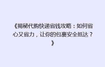 《揭秘代购快递省钱攻略：如何省心又省力，让你的包裹安全抵达？》